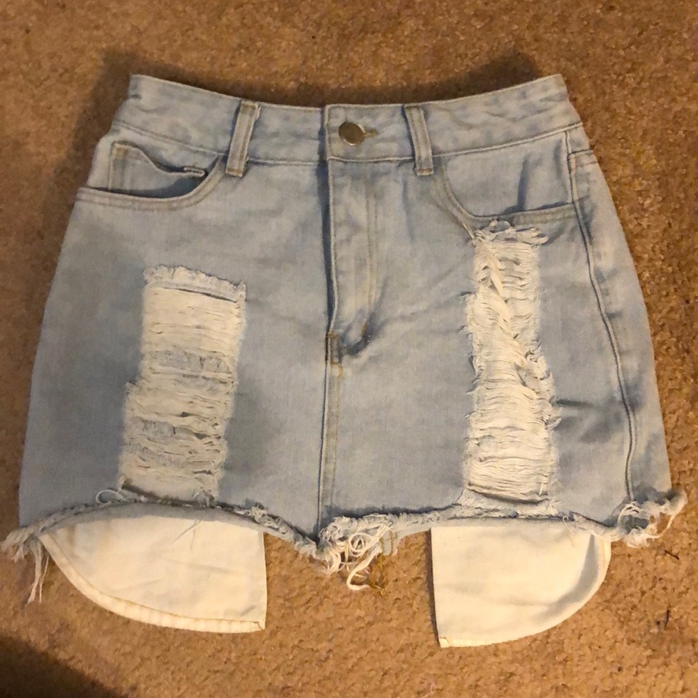 Denim skirt